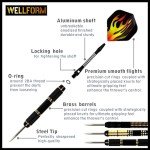 WELLFORM Professional Steel Tip Darts Set 22g/28g
