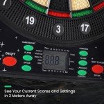 WIN.MAX Electronic Dartboard with 12 Soft Tip Darts