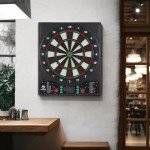 WIN.MAX Electronic Dartboard with 12 Soft Tip Darts