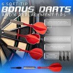 Franklin Sports Electronic Dart Board Set with Darts