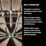 Fat Cat Predator 80% Tungsten Steel Tip Darts with Storage/Travel Case, 23 Grams