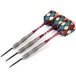 CUESOUL 90% Tungsten 22g Steel Tip Darts Set