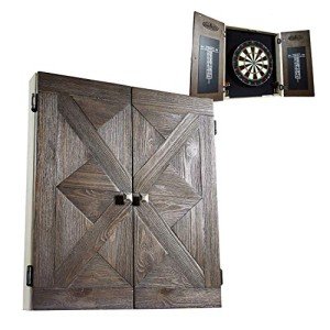 Barrington Bellevue Premium Dartboard and Cabinet Set