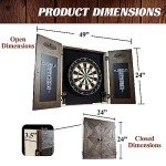 Barrington Bellevue Premium Dartboard and Cabinet Set