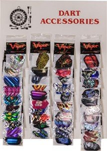 Viper Glitter Dart Flights Display - 40 Sets