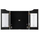 Viper Hudson Solid Wood Dartboard Cabinet with Scoreboard