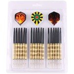 MaxMau 18-Piece Steel Tip Darts Set