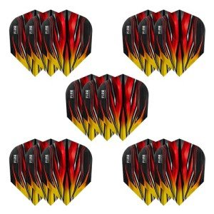 Harrows FIRE Extra Strong Dart Flights Set (5)