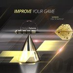 Premium Steel Tip Darts Set with Bonus Accessories