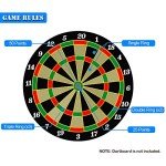 Wolftop 15-Pack 18g Steel Tip Darts Set