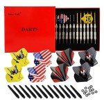 Rose Kuli 12 Pack Steel Tip Darts Set
