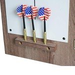 Hathaway Winchester Driftwood Dartboard and Cabinet Set