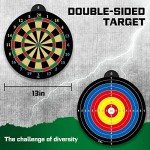 Magnetic Dart Board with 12 Magnetic Darts