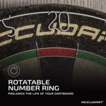 Accudart Armada Official Size Dartboard Cabinet Set