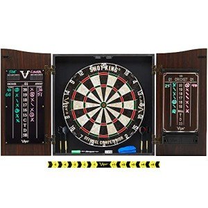 Viper Vault Deluxe Dartboard Cabinet with Scoreboard