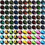 90Pcs Durable Dart Flights with Protectors