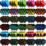 90Pcs Durable Dart Flights with Protectors