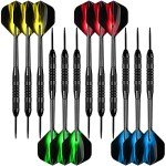 12 Pcs Accmor Steel Tip Darts Set 24G