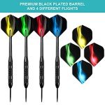 12 Pcs Accmor Steel Tip Darts Set 24G