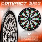 Franklin Sports Double-Sided Paper Dartboard Set