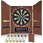 Yirinatek Electronic Dart Board Cabinet Set