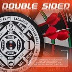 Franklin Sports Double-Sided Paper Dartboard Set
