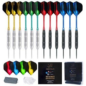 Centaur 12-Piece Steel Tip Darts Set