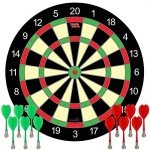 Magnetic Dart Board Set with 12 Safe Darts