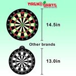 Magnetic Dart Board Set with 12 Safe Darts