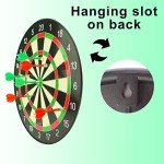 Magnetic Dart Board Set with 12 Safe Darts