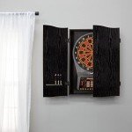 DMI Sports Black Dartboard Cabinet for Arachnid