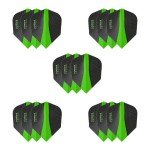 Harrows Retina Green Dart Flights - 5 Sets