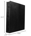 Ruthless Heavy Duty Black Dart Board Cabinet