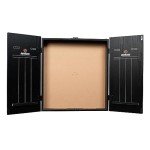 Ruthless Heavy Duty Black Dart Board Cabinet