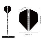 CyeeLife Standard Dart Flights - 15 Total Flights