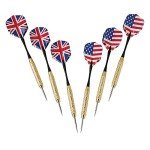 Winchester Steel Tip Dartboard Cabinet - Black Finish