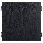 Winchester Steel Tip Dartboard Cabinet - Black Finish