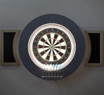 Dart Board Cabinet Set with LED Light & Darts