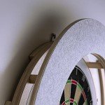 Dart Board Cabinet Set with LED Light & Darts