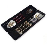 CUESOUL 26g Steel Tip Darts with Black Barrels