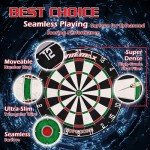 WIN.MAX Bristle Dartboard Set with 12 Darts
