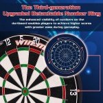 WIN.MAX Bristle Dartboard Set with 12 Darts