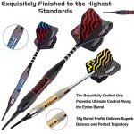 Turnart Professional Soft Tip Darts Set - 9 Pcs