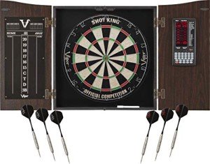 Viper Vault Deluxe Dartboard Cabinet with Scoreboard