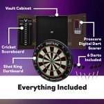 Viper Vault Deluxe Dartboard Cabinet with Scoreboard