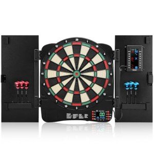 LED Electronic Dartboard with 40 Games & Darts