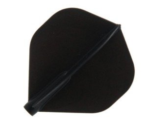 Cosmo Darts Fit Flight - 6 Black Dart Flights