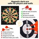 Magnetic Dart Board Game Set for Kids