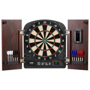 VEVOR Dart Board Cabinet Set with Electronic Scoring