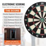 VEVOR Dart Board Cabinet Set with Electronic Scoring